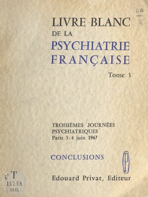 cover image of Livre blanc de la psychiatrie française (3)